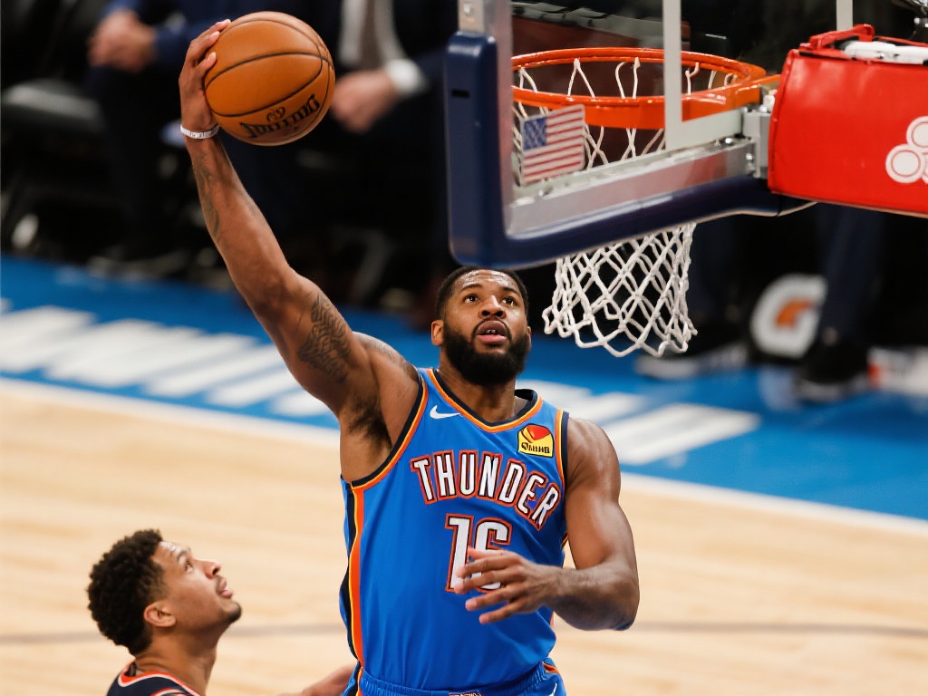 亚当斯首轮表现:场均5.7分6.6板1.1帽,投篮命中率超60%,罚球仅53.3% 在首轮比赛中,亚当斯的表现可以用“稳健”