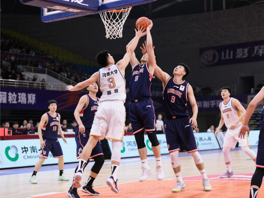 CUBAL西北赛区季军争夺战:山西大学大胜河南大学夺第三 尽管河南大学在比分上落后,但球队的拼劲却